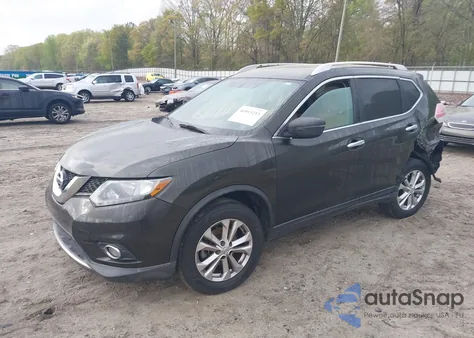 2016 Nissan Rogue Sv z USA, uszkodzony, nr VIN KNMAT2MT0GP735784